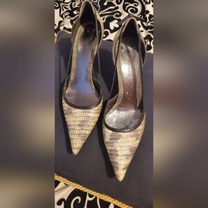 Used Banana Republic snakeskin heels
